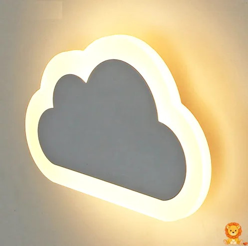 Akryl sky vegglampe
