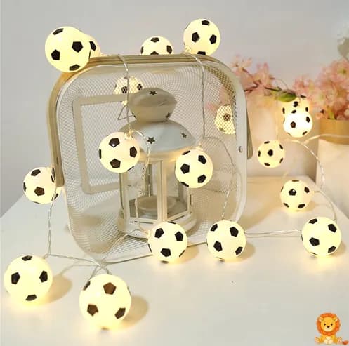Fotball ballong lyslenke