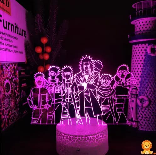 Naruto Konoha noćna lampa za ninje