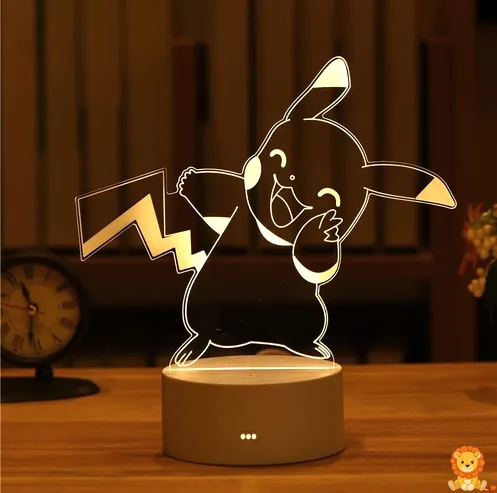3D LED Pikachu Nachtlicht