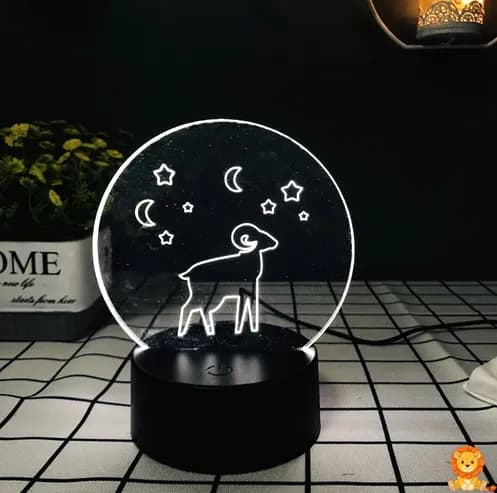 Aïd Mübarek için özel olarak tasarlanmış 3D Kuran-ı Kerim gece lambası, sıcak beyaz ışık, detaylı desenler, manevi atmosfer yaratır, ev dekorasyonu için ideal. - View 2