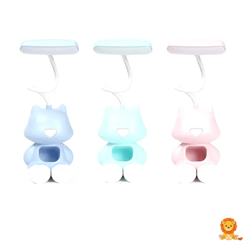 Nabíjateľná LED lampa na čítanie v ružovej farbe, flexibilný krk, klip na upevnenie na knihu, kompaktná a ľahká pre ľahké prenášanie. - View 4