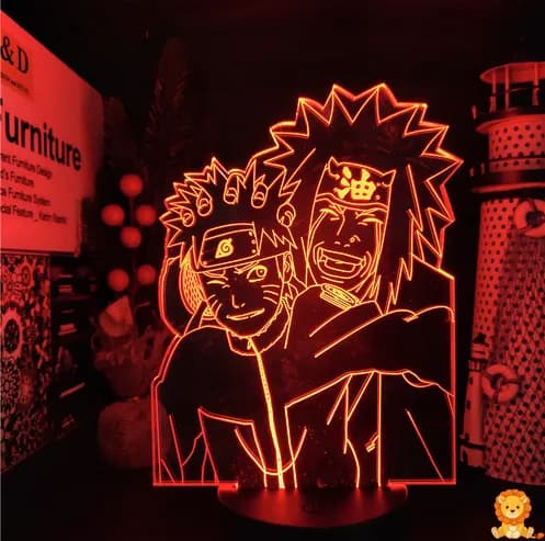 Naruto i Jiraiya noćna svjetiljka