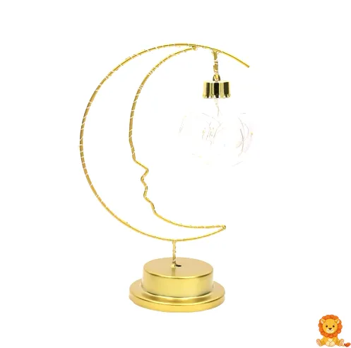 Goldene LED Mond-Nachtlicht