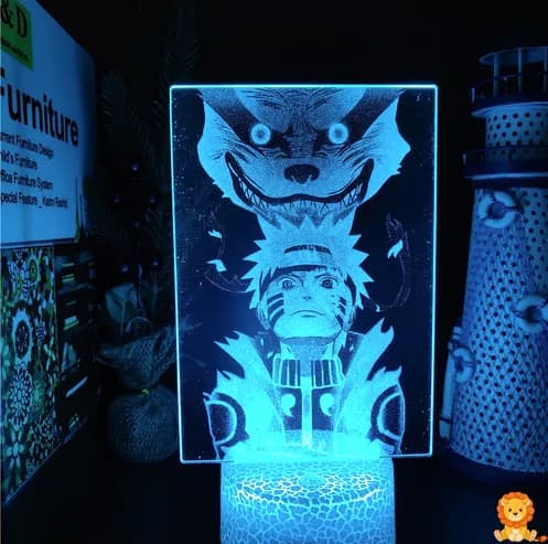 Naruto i Kurama noćna svjetiljka
