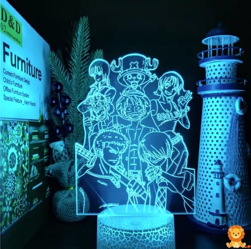 One Piece 3D noćno svjetlo