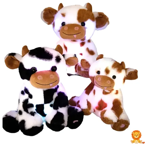 Peluche veilleuse vache adorable