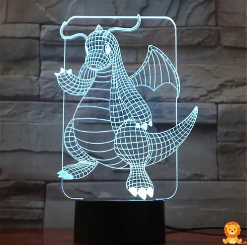 Lumina de noapte Pokemon Dragonite