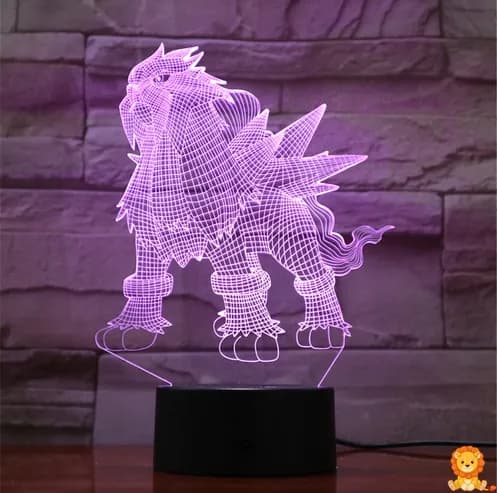 Pokémon Entei Nachtlicht