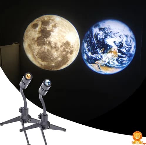 Luz nocturna de proyección lunar